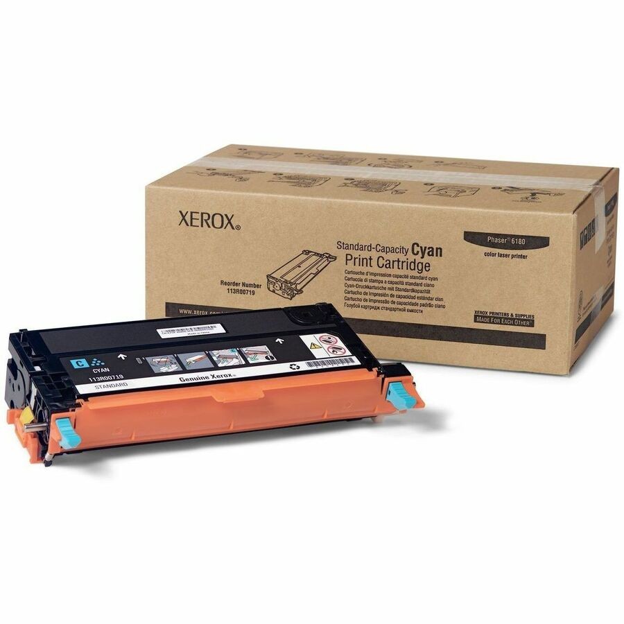 Xerox Genuine Phaser™ 6180/6180MFP Cyan Standard capacity Toner Cartridge