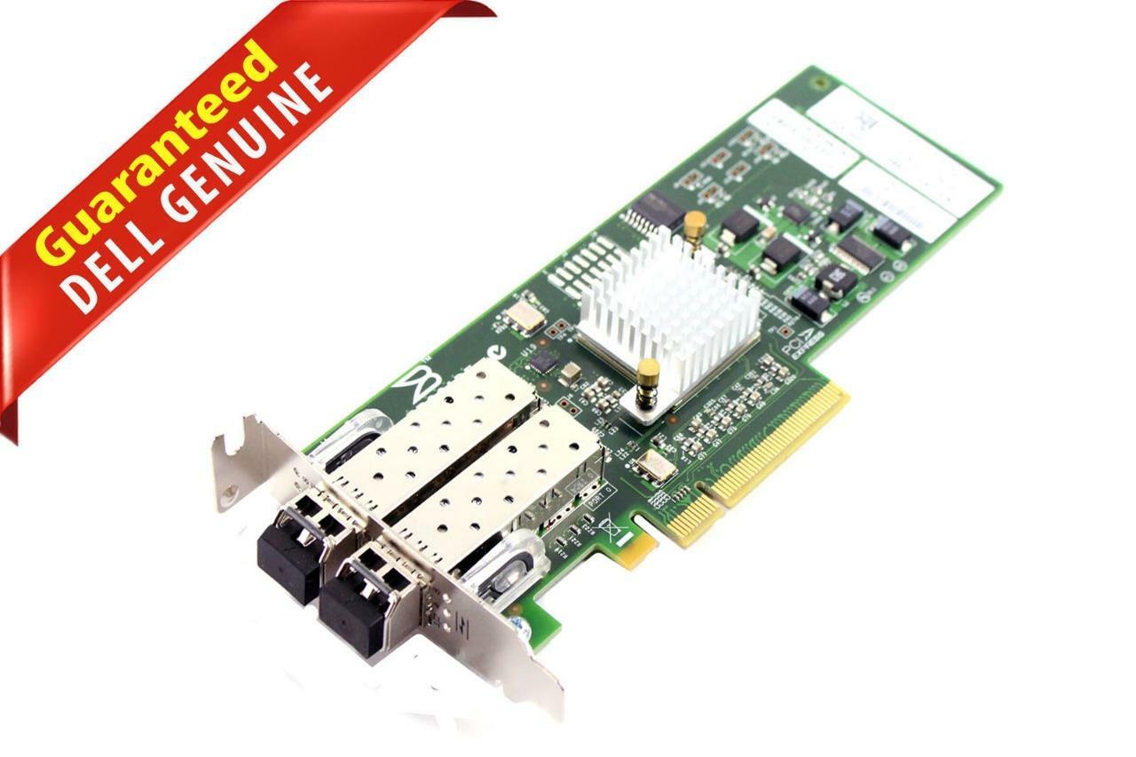 Dell 7T5GY Brocade 825 2-Port FC Host Bus Adapter Card BR-825 w/2 8Gb SFP 5GYTY