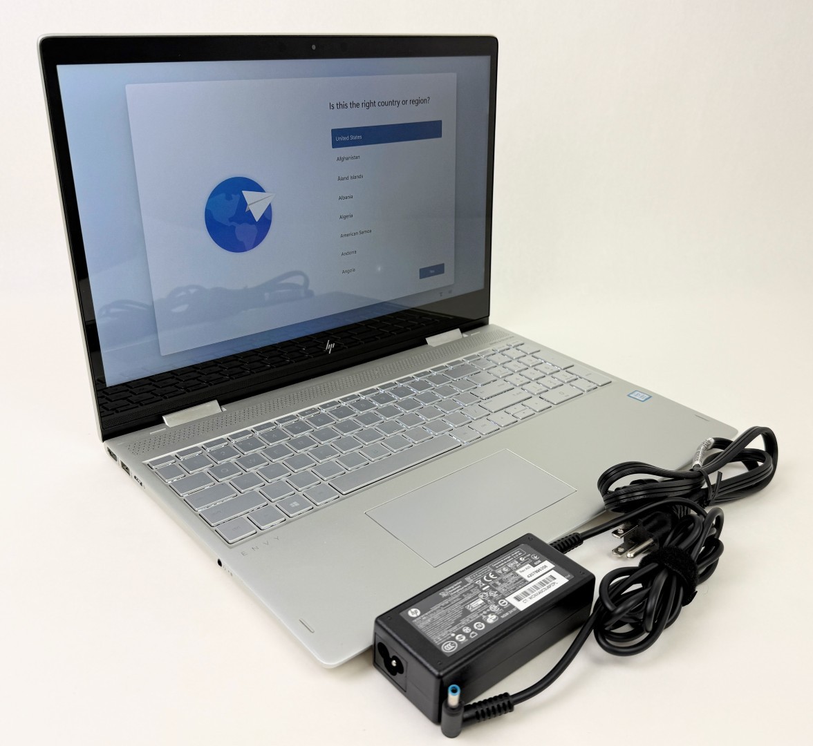 HP Envy x360 15-bp198ms 15.6" FHD Touch i7-8550U 16GB 128GB SSD + 1TB HDD W11H
