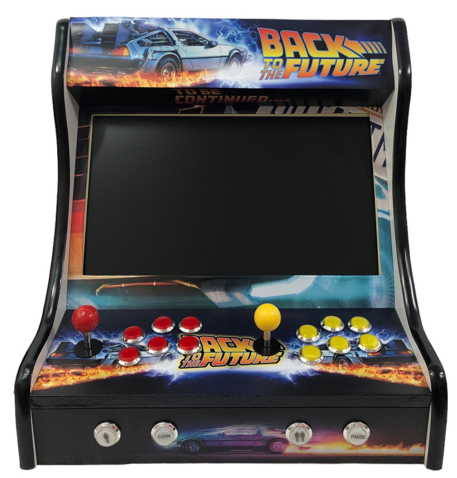 Video Game Arcade for the Table Graphics Back To The Future 10,000 Games
