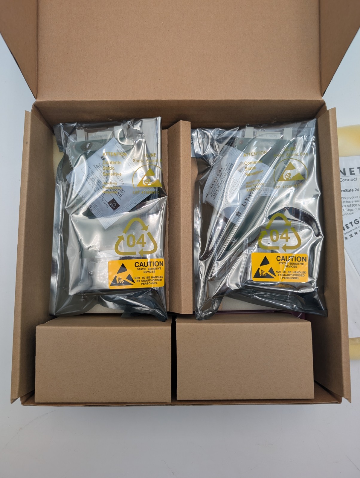 Netgear ProSAFE AX742 Stacking Kit M5300 GSM73xxS 2 Modules + Cable NEW Sealed