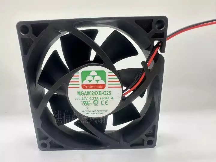 1PCS Yongli 8025 MGA8024XB-O25 24V 0.23A 8CM Variable Frequency Drive Fan