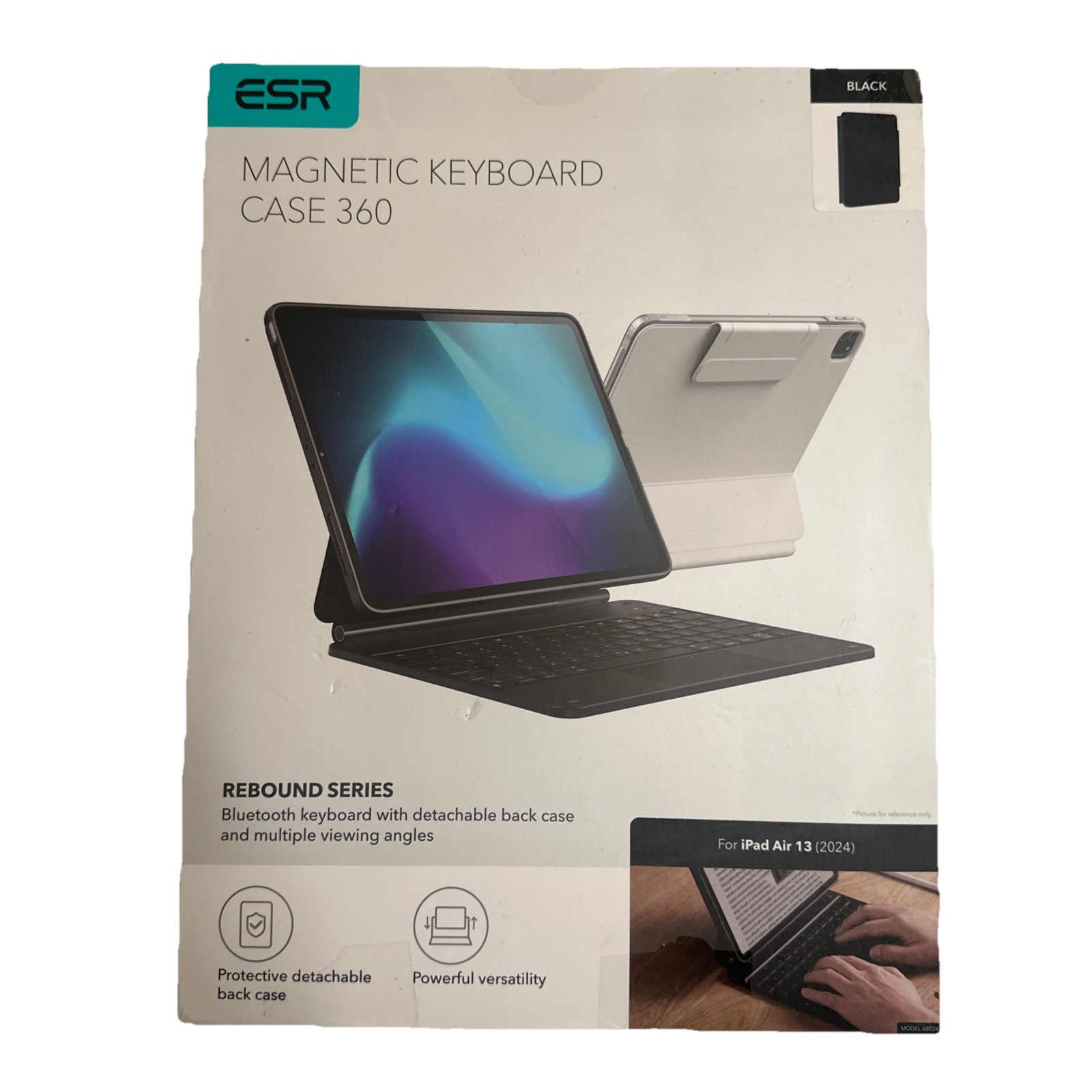 ESR Magnetic Keyboard Case 360 Rebound Series For iPad Air 13 (2024)