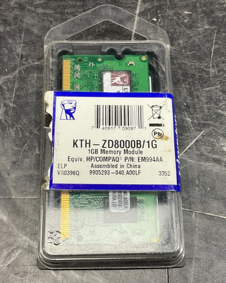 Kingston 1GB PC2-5300 DDR2 SO SDRAM DIMM hp Compaq KTH-ZD8000B 1G