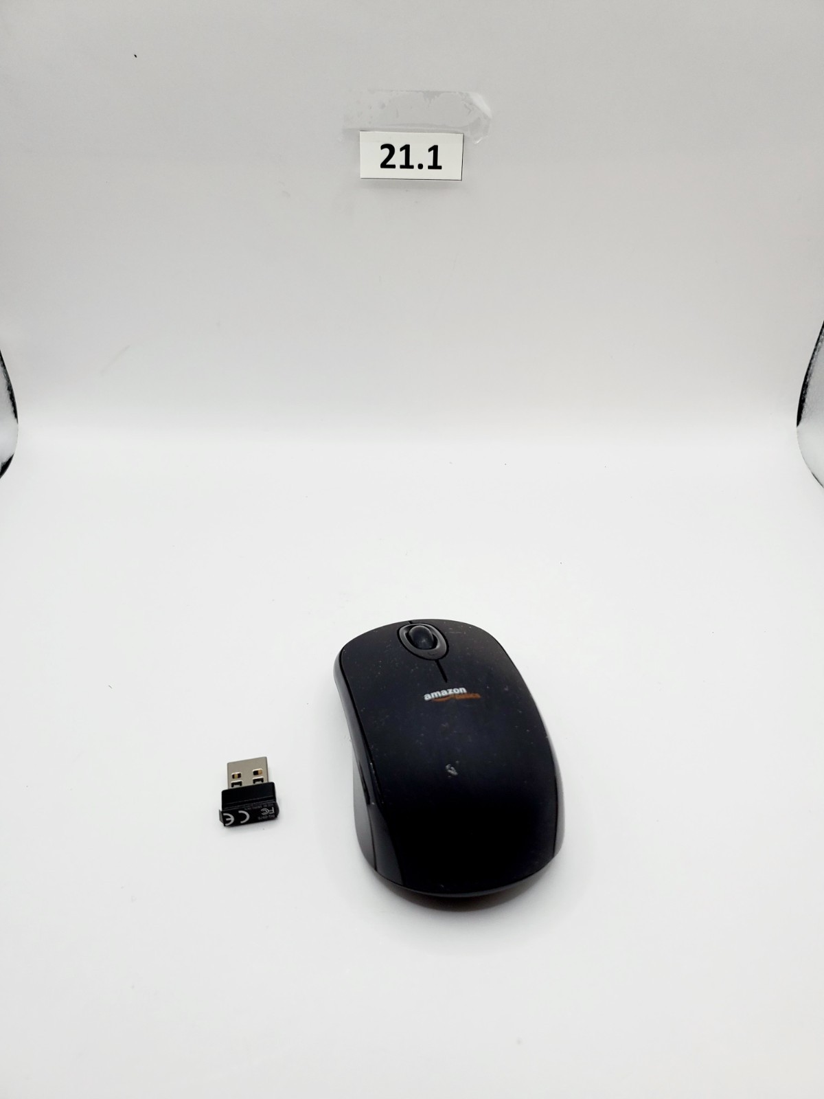 Genuine Amazon Basics (MG-0975)Black Wireless Computer Mouse