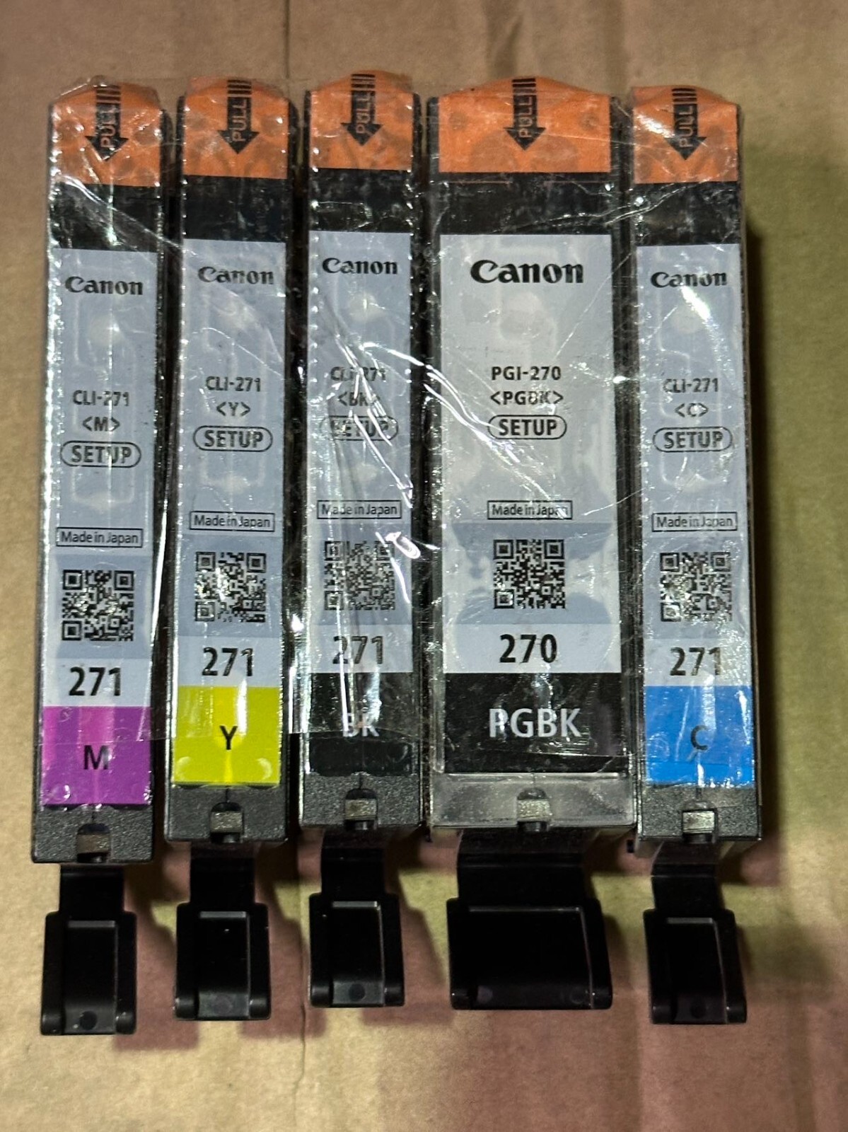 Canon OEM Genuine PGI-270 & CLI-271 Ink Cartridges PGI 270 Black CLI 271 Inks