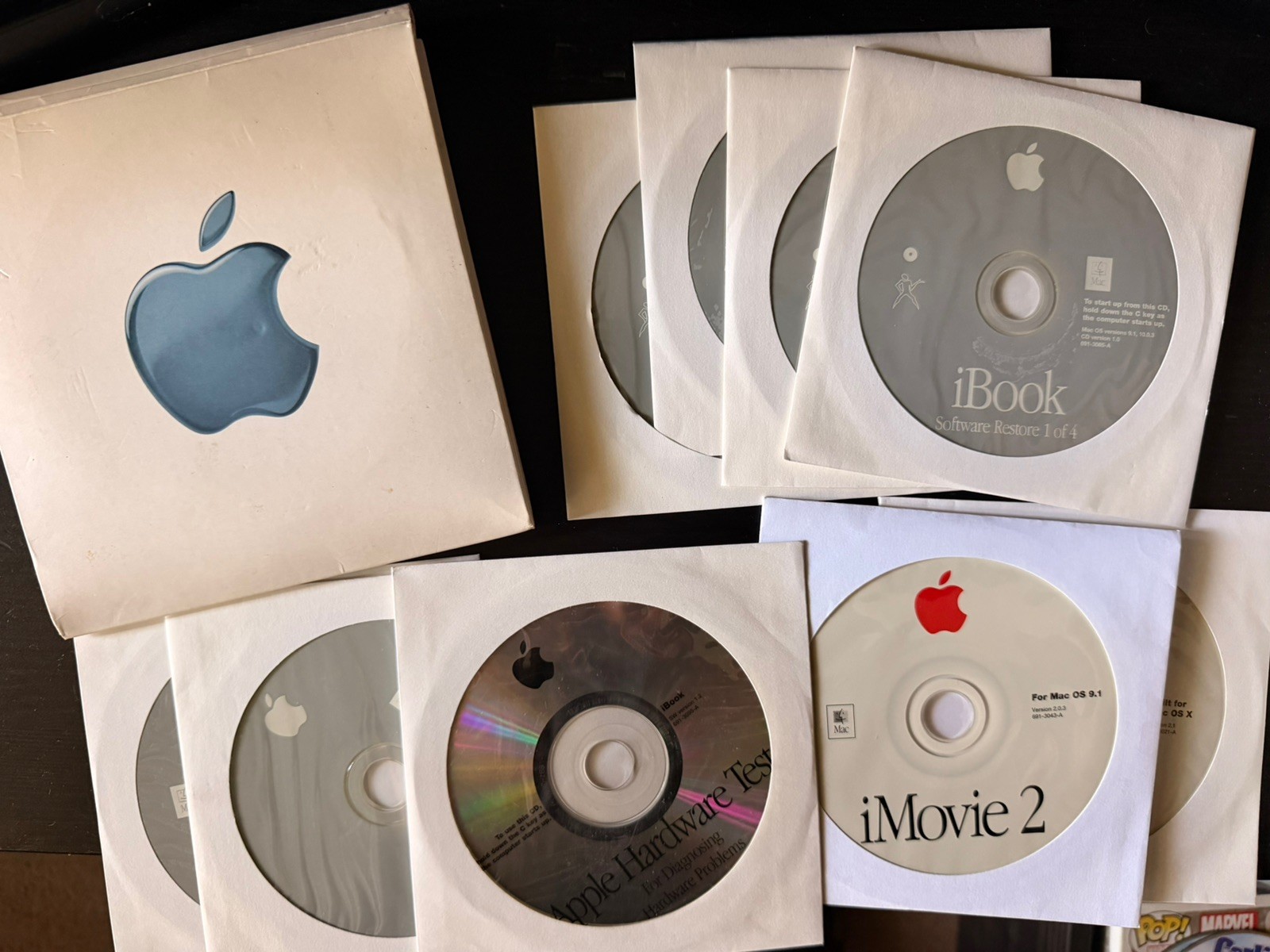 Mac IBook Media Disks - Software Install & Restore, Diagnostics, iMovie 2
