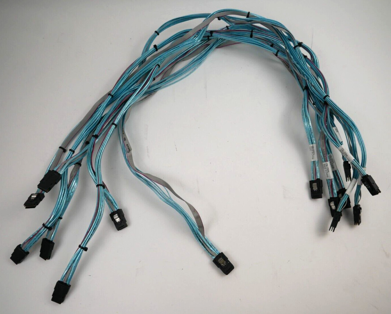 Lot of 7 Supermicro CBL-0394L Internal MiniSAS IPASS to IPASS 90cm Cables