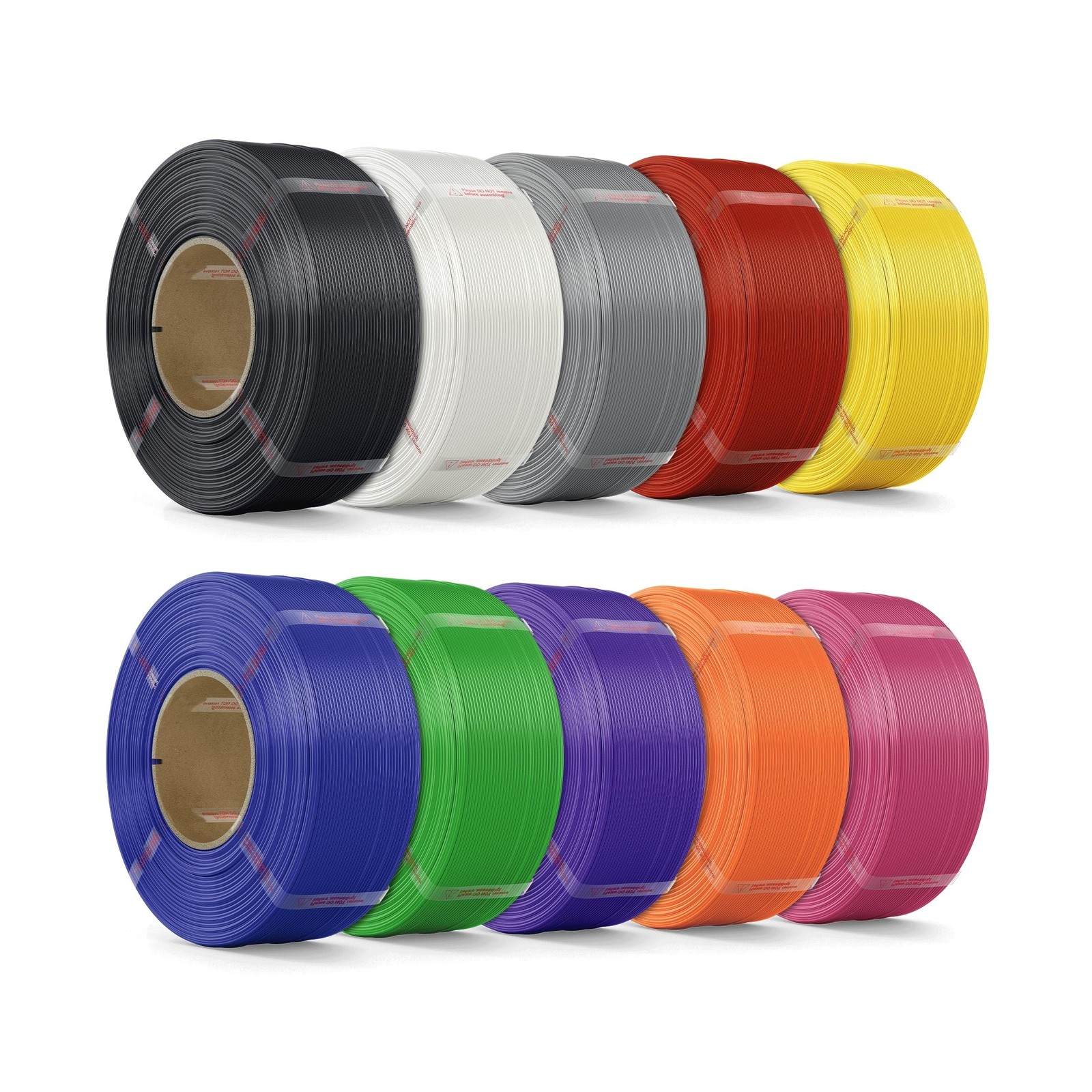 PLA Filament 1.75mm PLA 3D Printer Filament(Refill),10kg Refill for Reusable ...