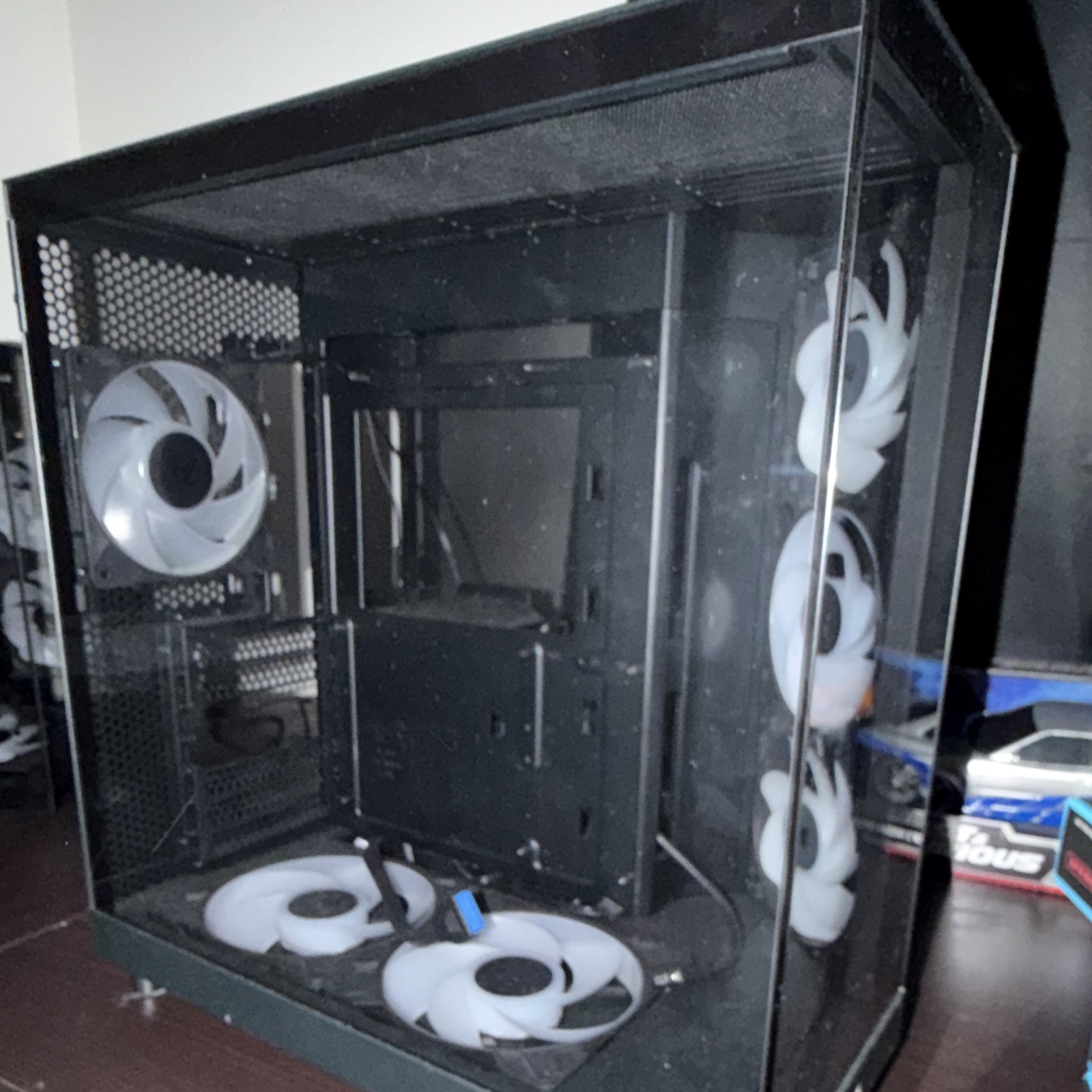 (NZXT H6 Flow) *WITH Corsair RS120 FANS*