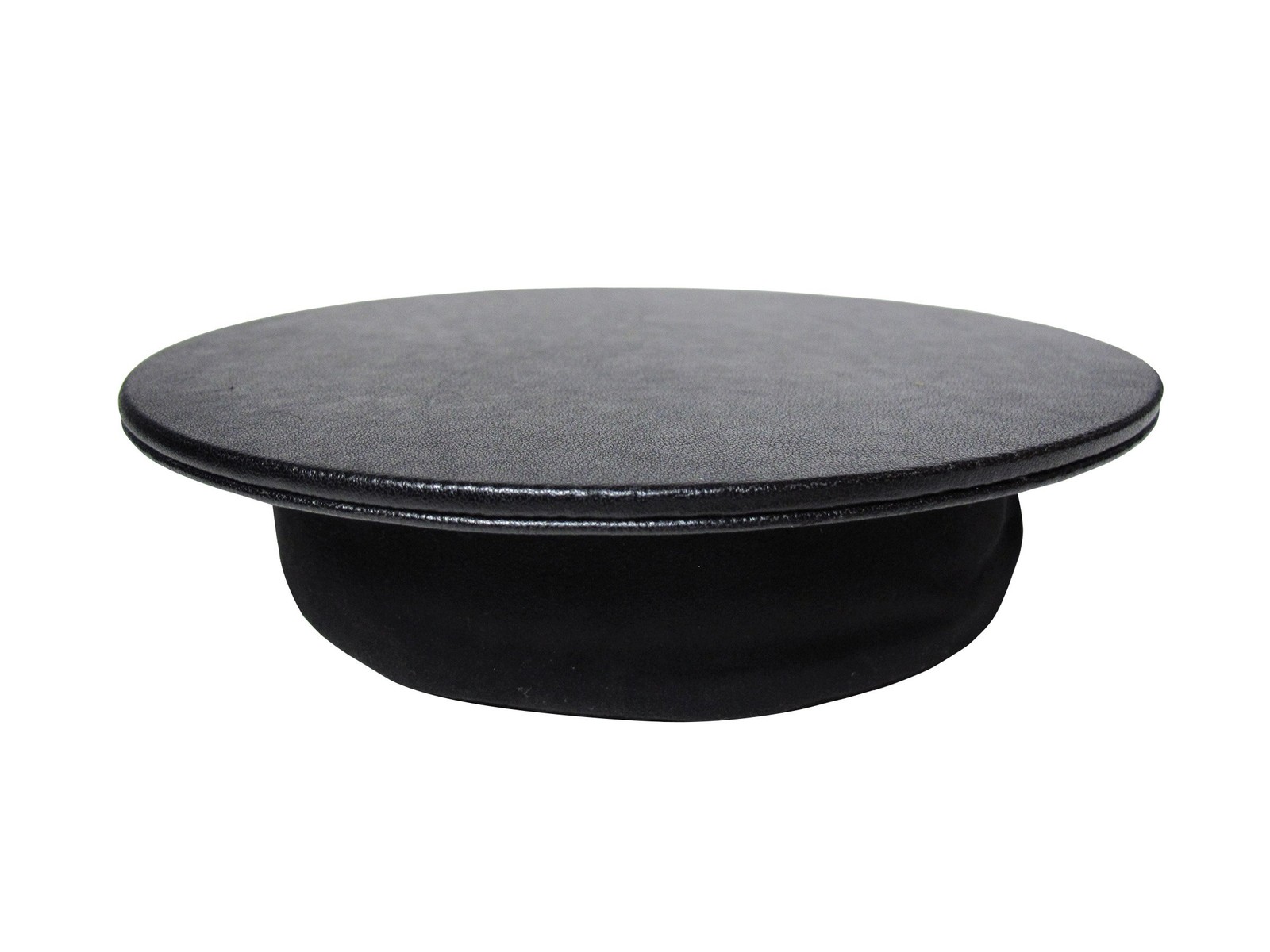 MOJO Beanbag Ergonomic Mousepad - Comfortable 8L x 8W inches, Black Leather