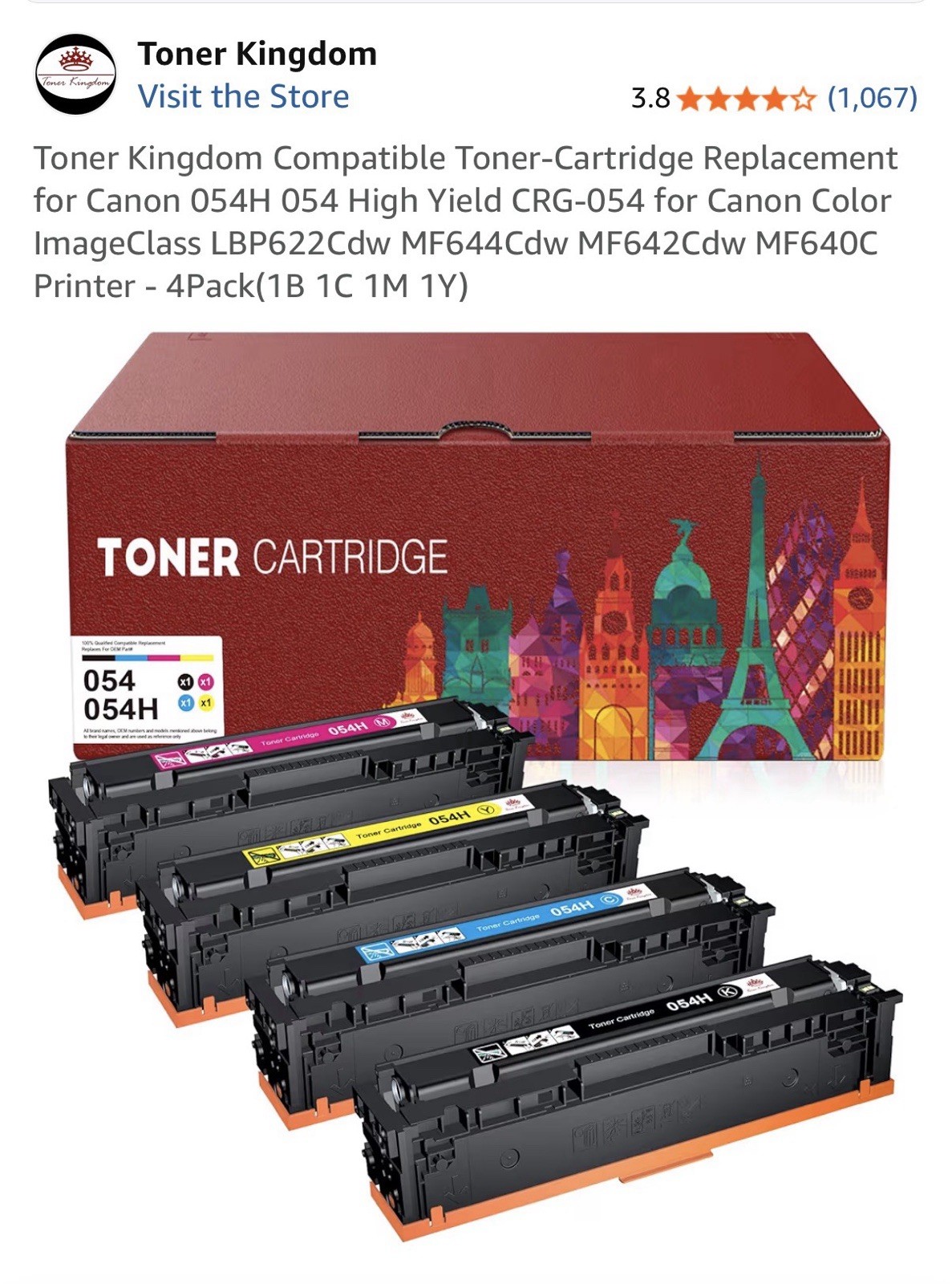 Two Boxes Of Toner. 8 Total Toner Cartridges