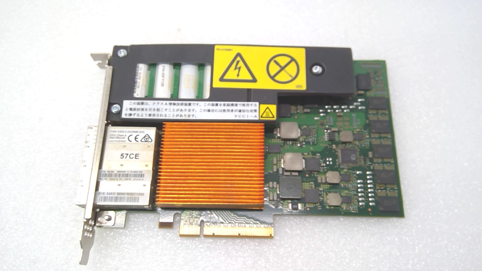 IBM 57CE 00MA081 12Gb Pcie3, Quad Port 6/gbs Cache Raid SAS Adapter FRU 00MA079