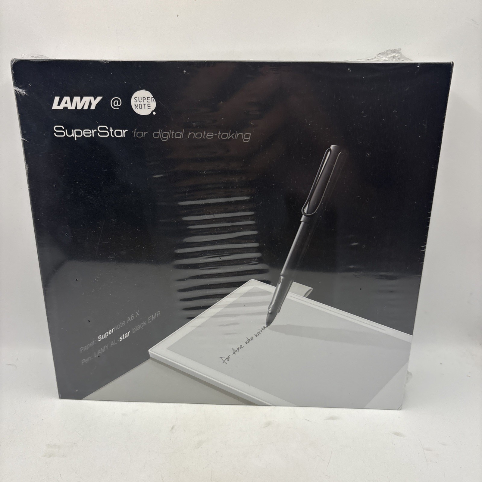 Supernote A6 X Lamy AL-Star Black EMR Digital Note-Taking Set Factory Sealed NEW