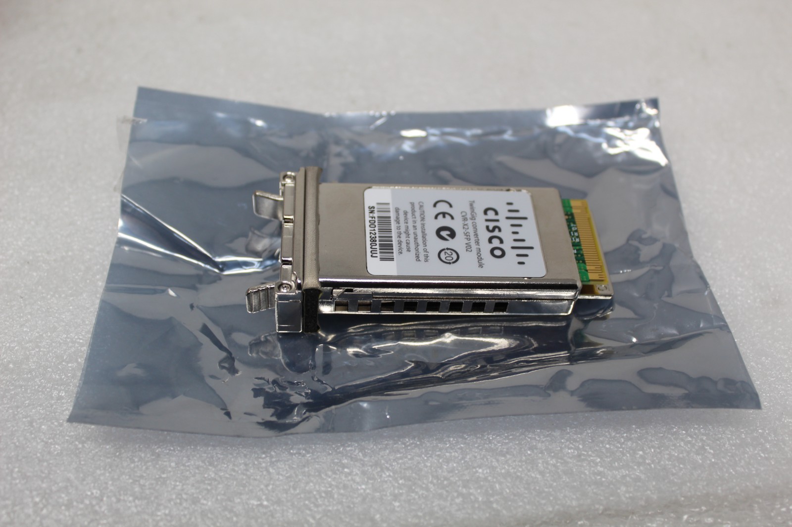 NEW CISCO CVR-X2-SFP V02 TwinGig X2 to SFP Converter Module CVR X2 SFP