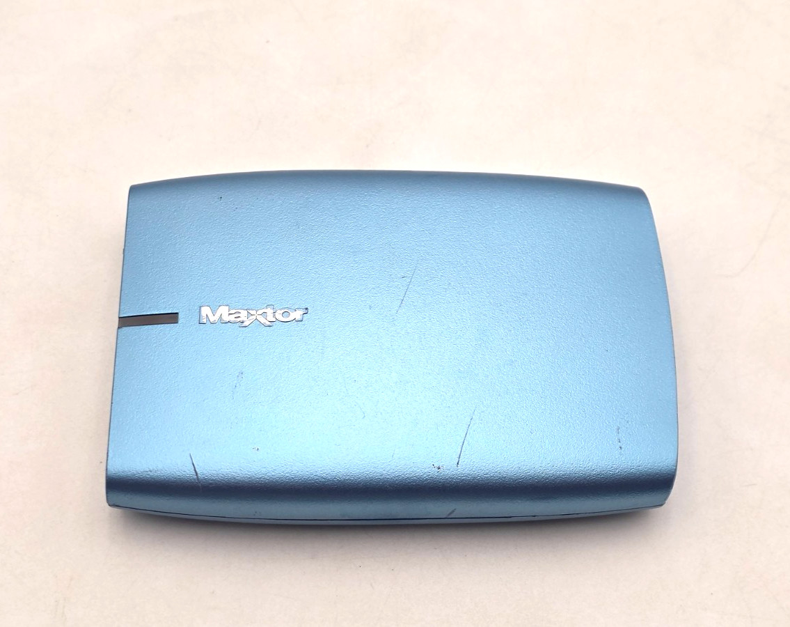 Maxtor Blue Basics Portable Storage 250GB External Hard Drive For PC/Mac Tested