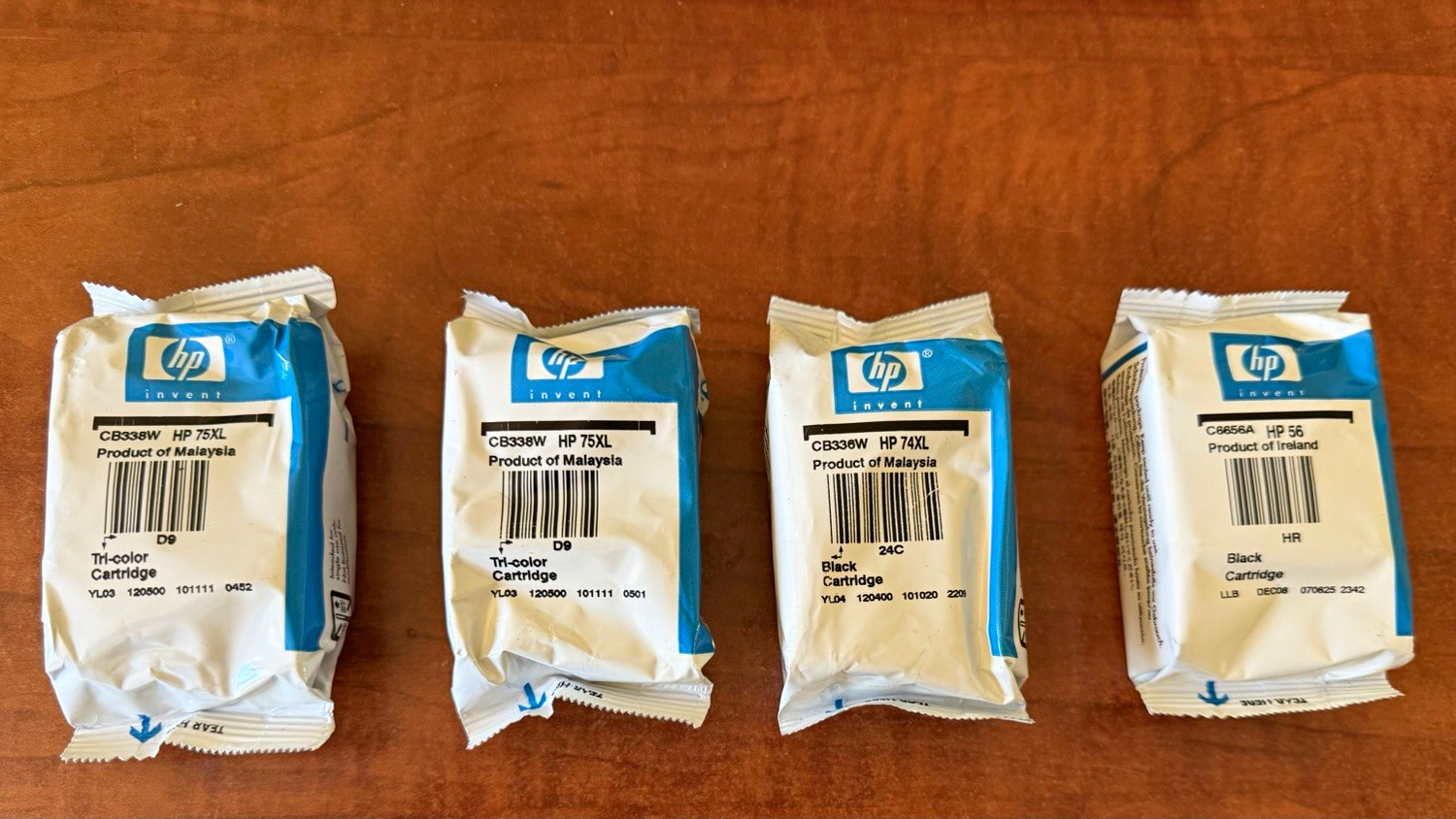 HP Invent Ink Cartridge — Pack of 4
