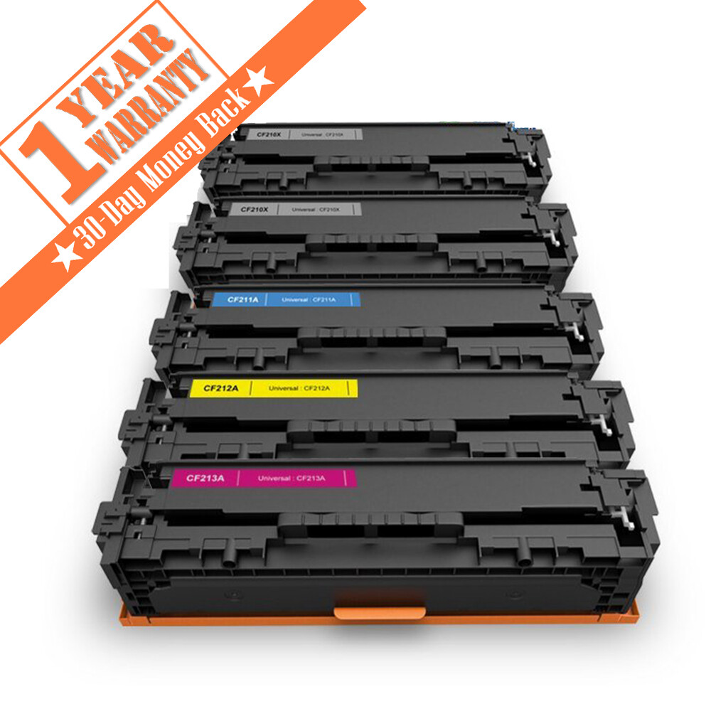 5 Color Toner Cartridge CF210X -3A131X Set For HP LaserJet Pro M276n MFP Printer