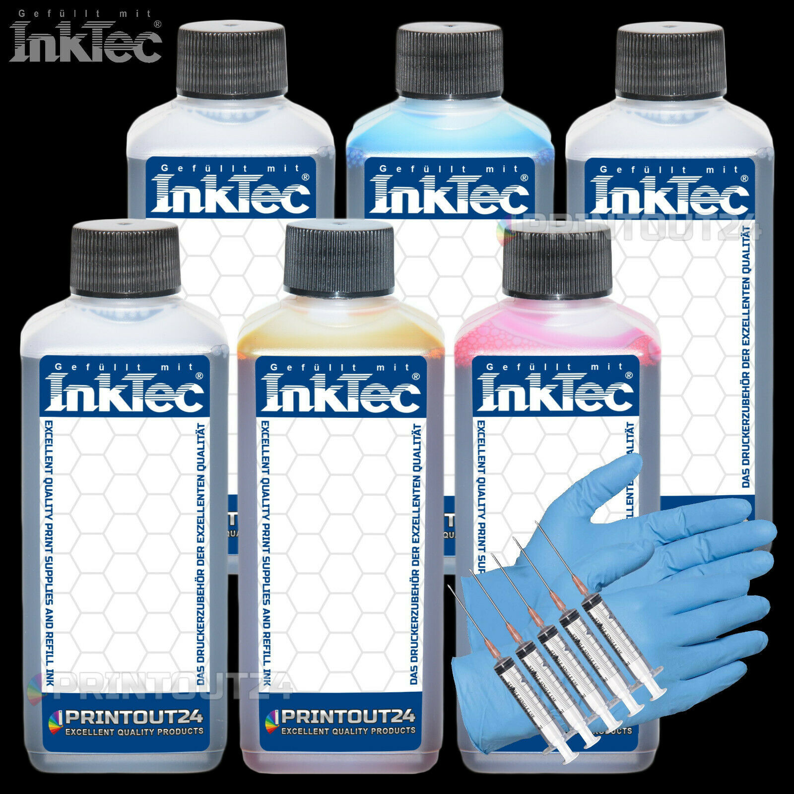 3L InkTec® Pigment Ink Set For Canon Ipf685 Ipf700 Ipf710 Ipf720 Ipf750 Xl