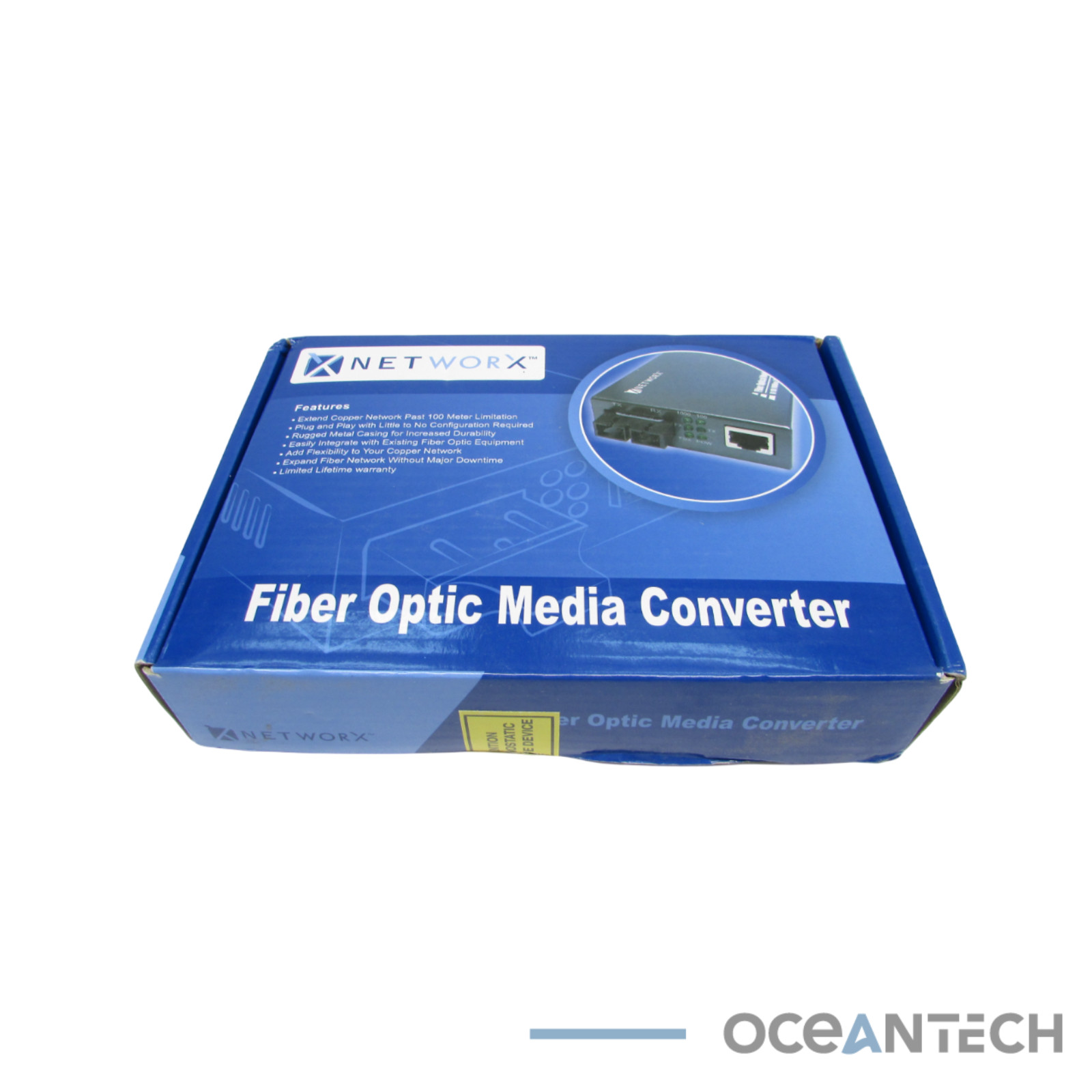 NETWORX 10/100M FIBER OPTICAL MEDIA CONVERTER - FT-1000MM-LC