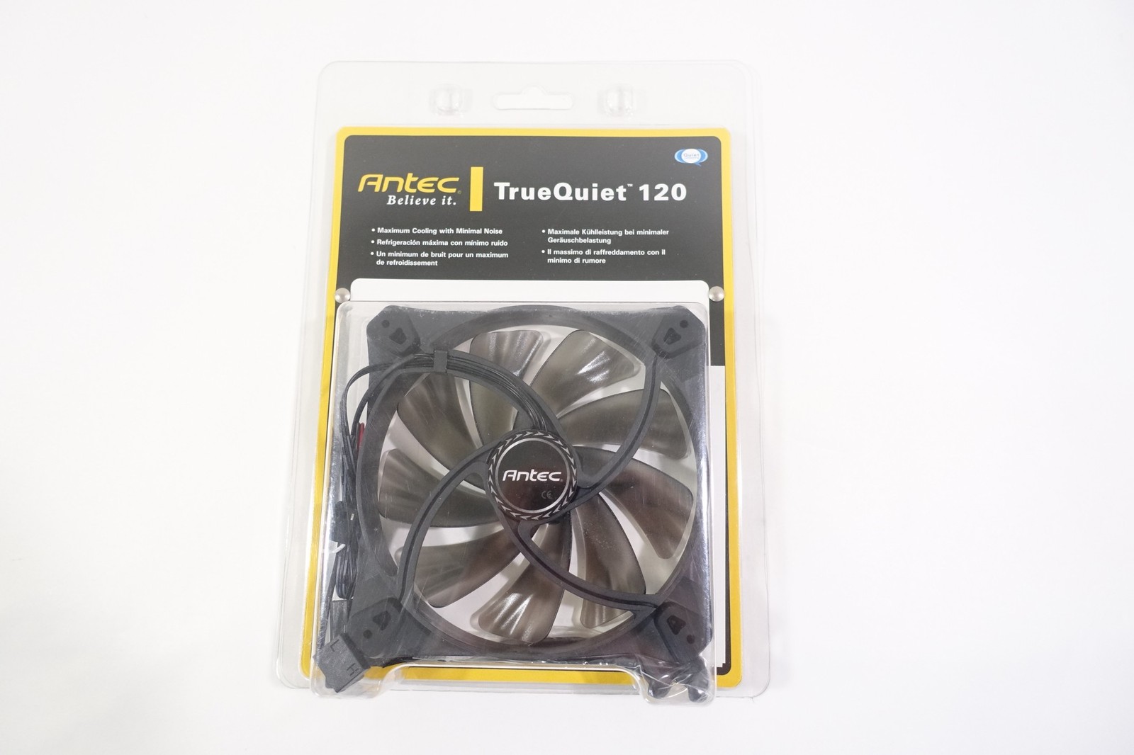 ANTEC TRUEQUIET 120 120MM 2 SPEED COMPUTER COOLING FAN NEW 