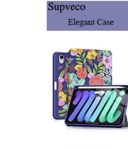 Supveco - Case for iPad Mini 6th Gen 8.3" 2021 Folio A2567/A2568/A2569