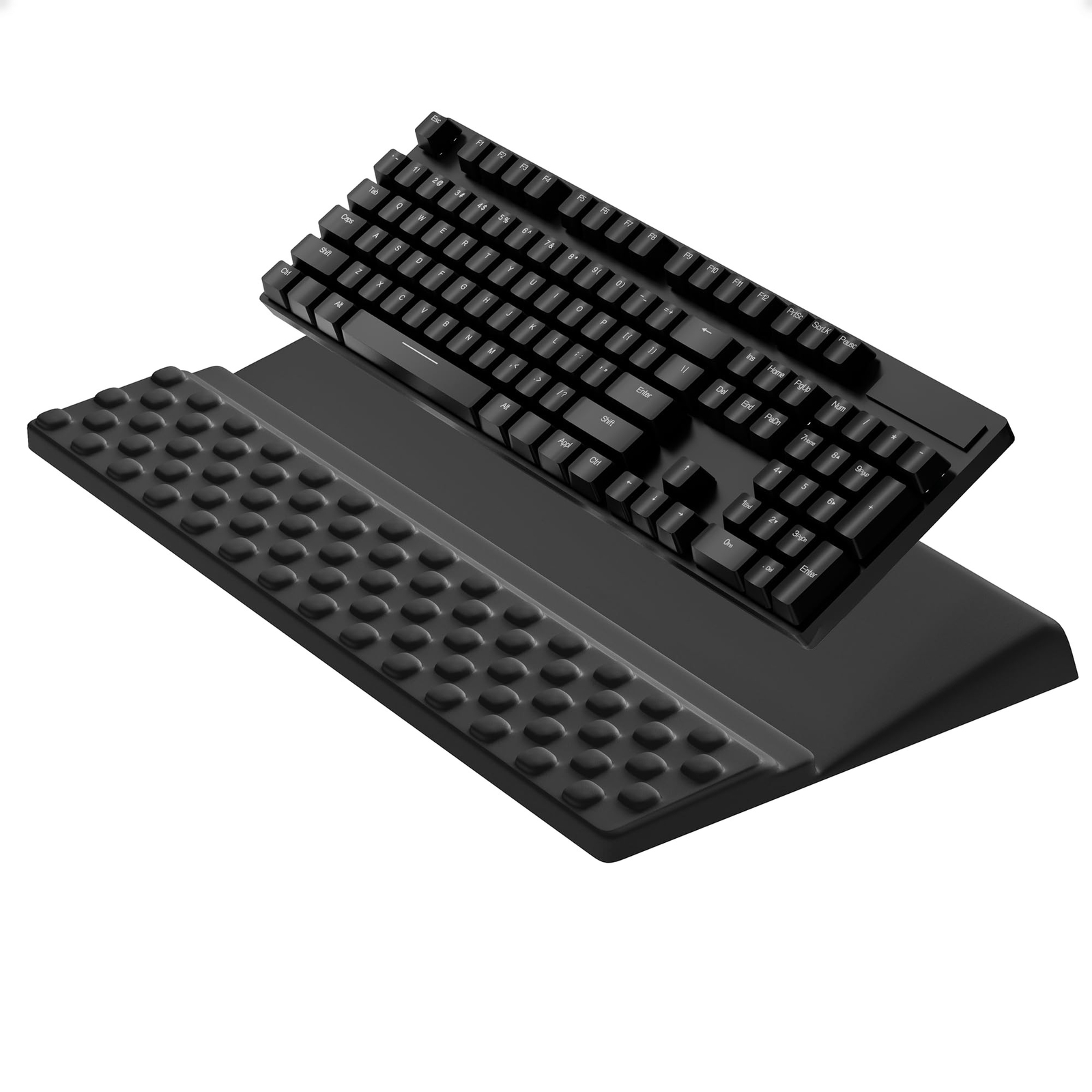 Ospelelf Keyboard Stand with Wrist Rest, Comfy Ergonomic Keyboard Riser Holde...