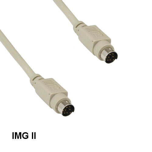 [10X] 10' MDIN 8 8Pin Male to Male Cable Shielded for Mac Imagewriter II Printer