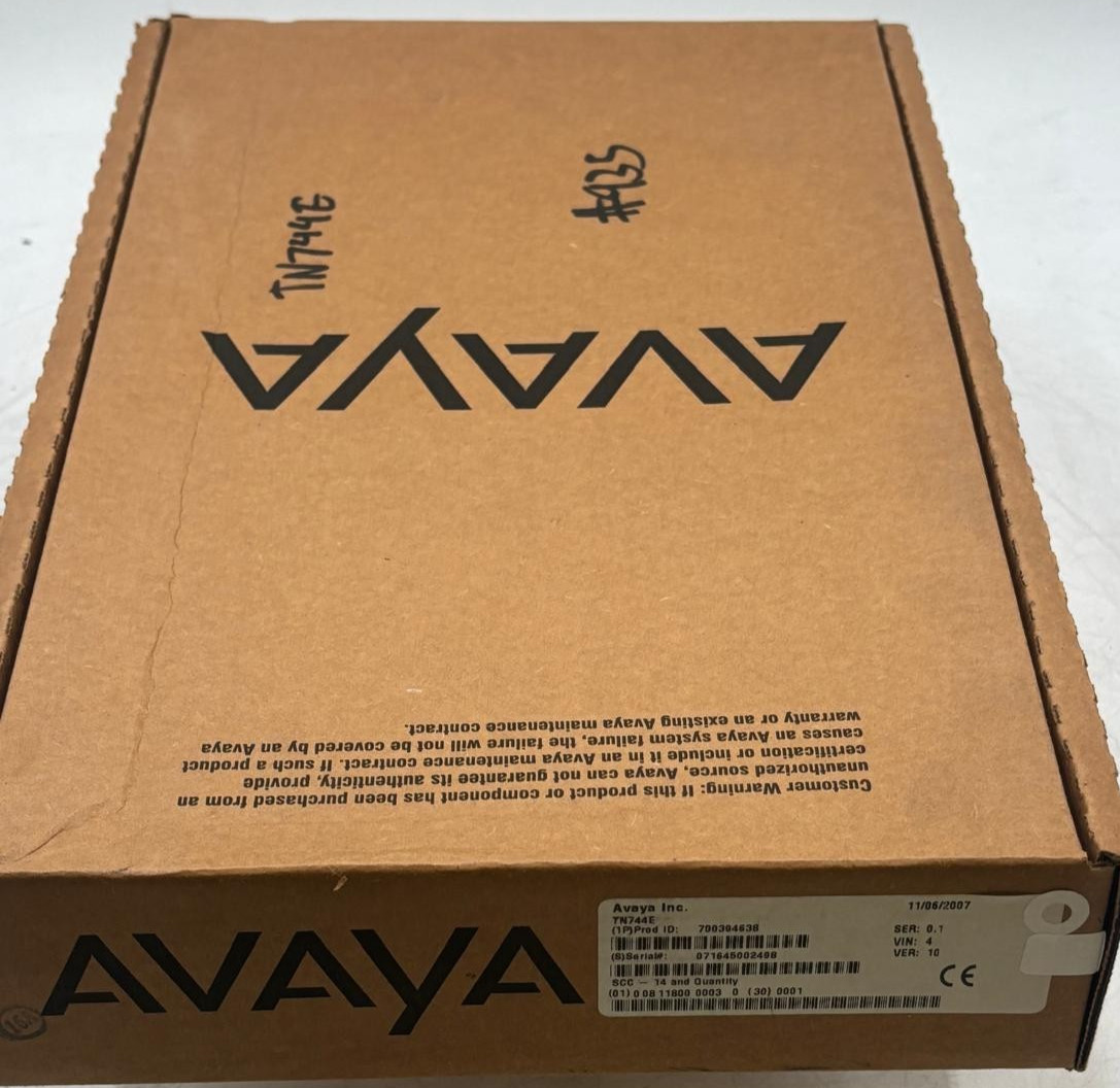 New Sealed Avaya TN744E CALL CLASSIFIER TONE DETECTOR 700394638
