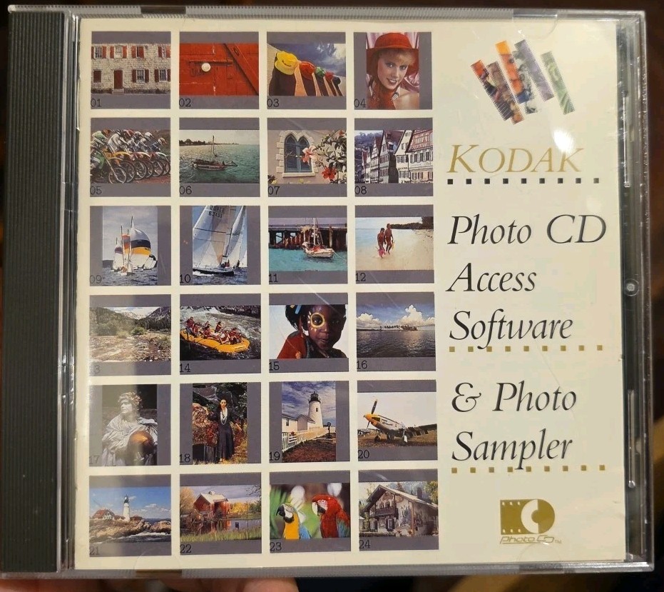 Kodak PhotoEdge Photo CD Software Version 1.1 for Windows, 1991