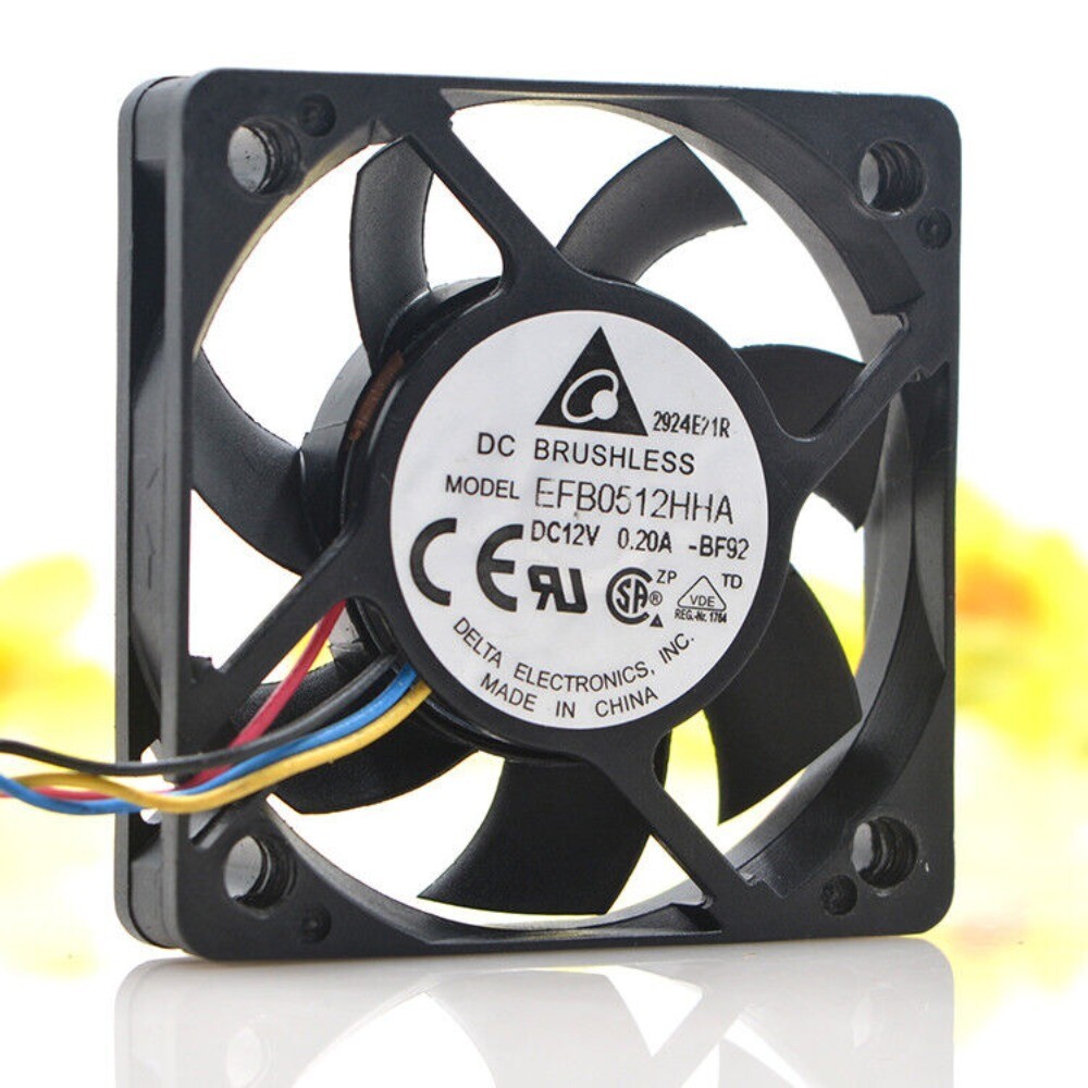For DELTA EFB0512HHA DC12V 0.2A 50*50*10mm 4pin server cooling fan