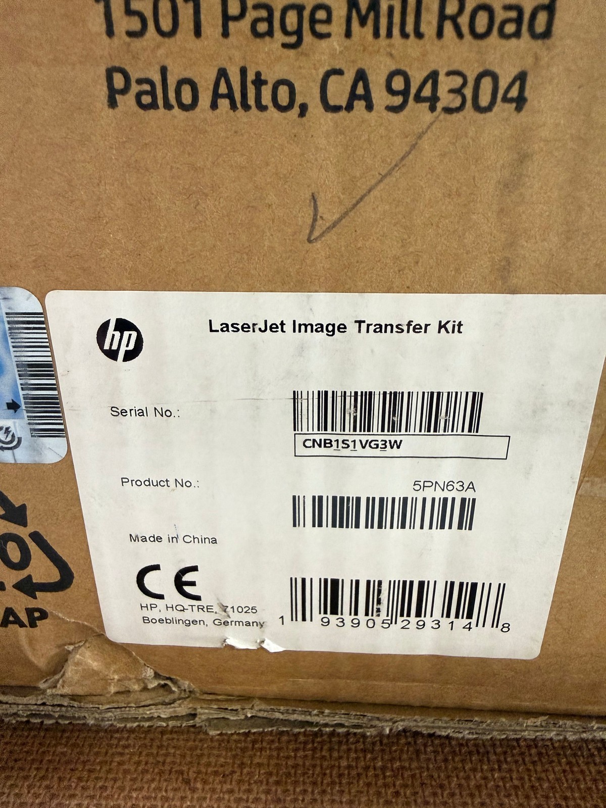 HP 5PN63A E78322 E78323 E78325 E78328 E78330 Image Transfer Kit- NEW