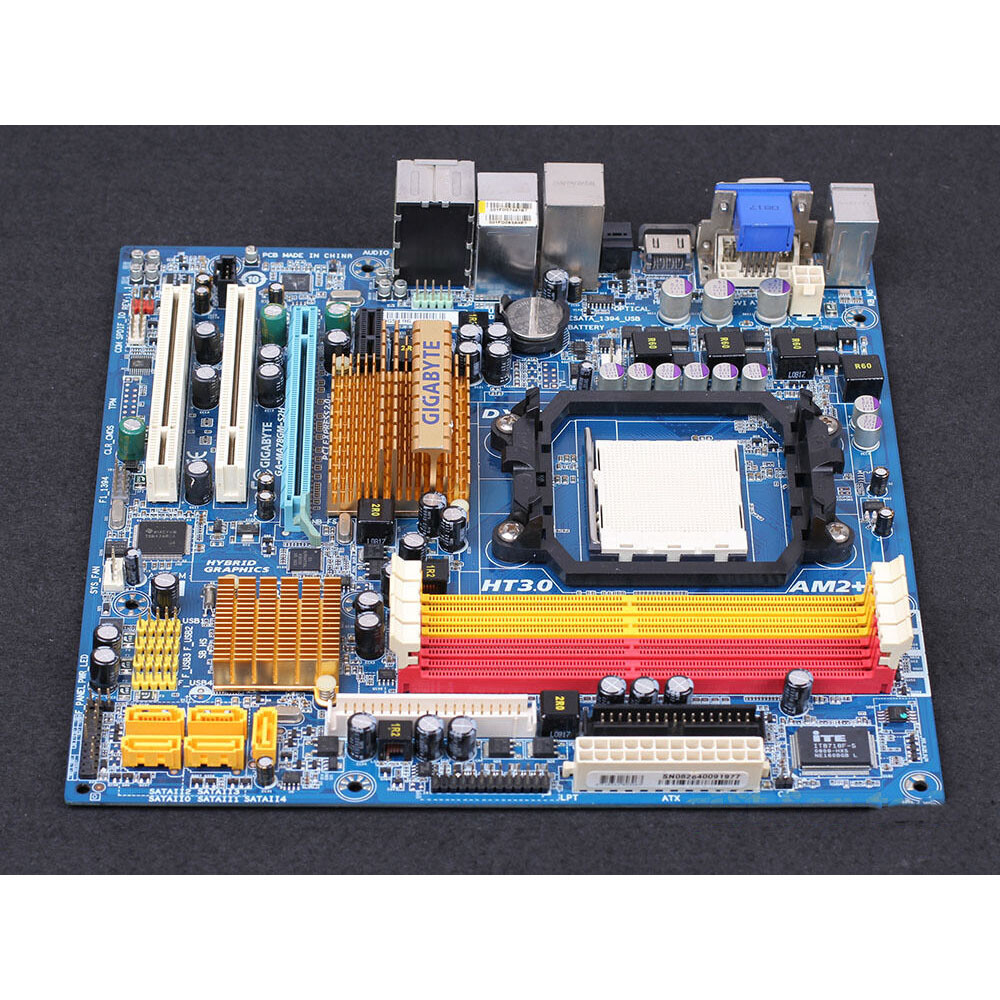 For Gigabyte GA-MA78GM-S2H AMD 780G Motherboard Socket AM3/AM2+ DDR2