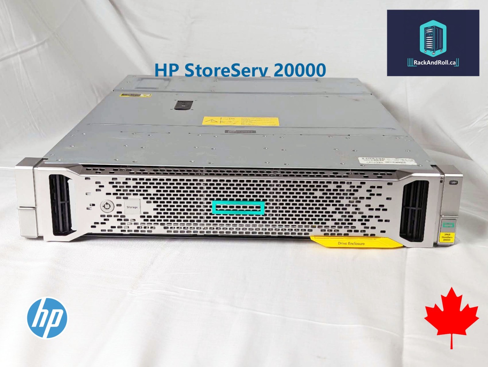 HPE 3PAR StoreServ 20000 Disk Array Enclosure E7Y15-63002, 3PARB-ST1329, Rails