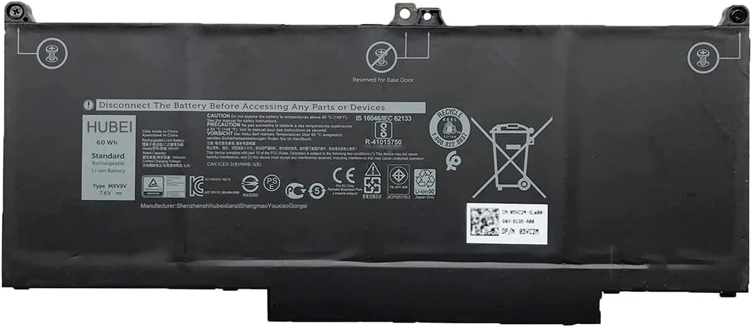 MXV9V 5VC2M 05VC2M 829MX 0829MX Laptop Battery Replacement for Dell Latitude