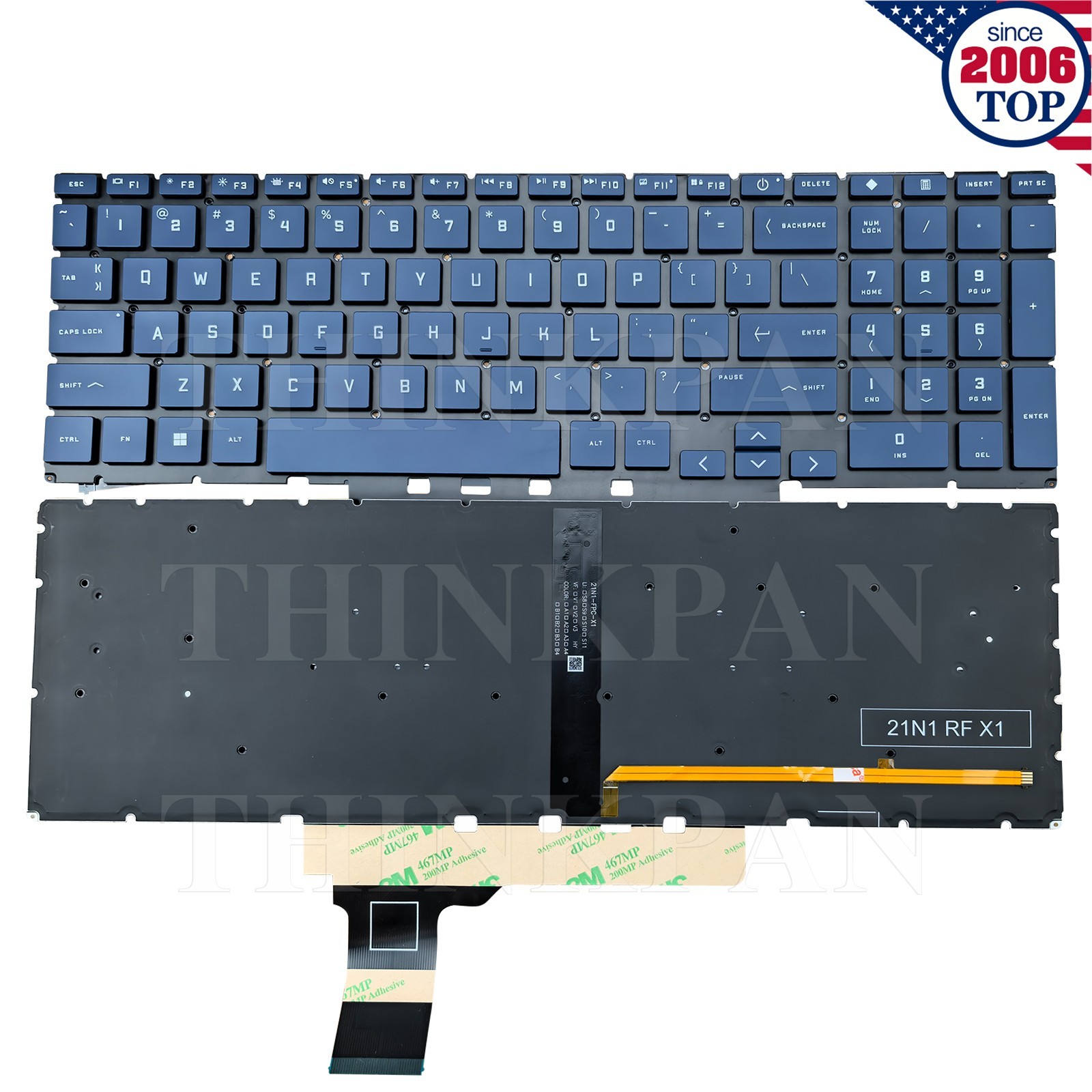 New US Laptop Keyboard Backlit for HP Victus 16-D 16T-D 16-R 16-E 16-S series