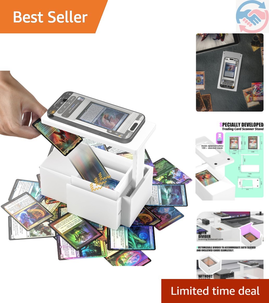 2025 Enhanced Trading Card Scanner, MTG Card Scanner Stand