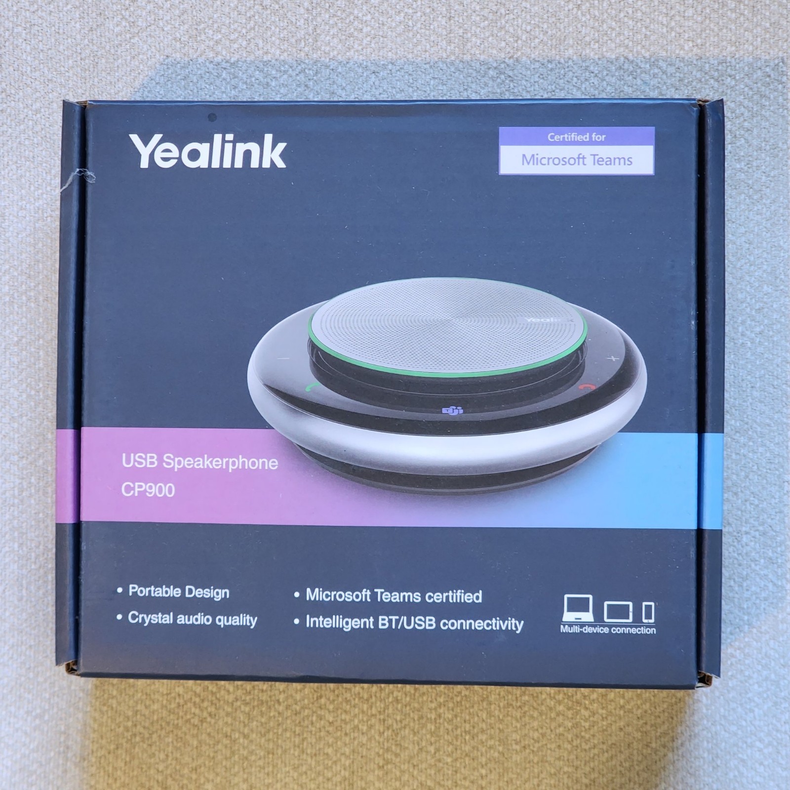 Yealink CP900 USB Bluetooth Speakerphone Microsoft Teams Certified New in Box