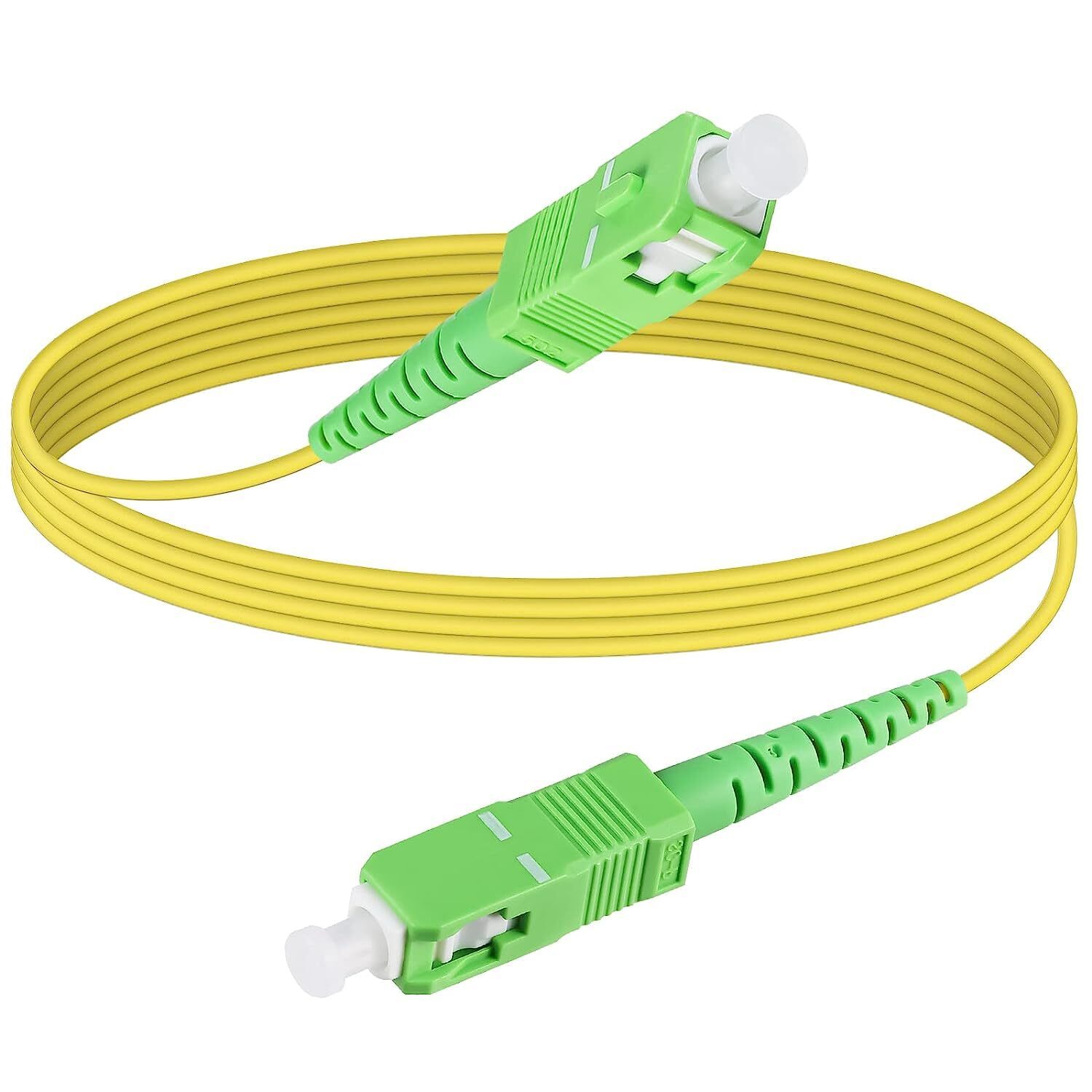 10M 30FT Singlemode Simplex Fiber Optic Cable 9/125 SC APC Patch Cable Network