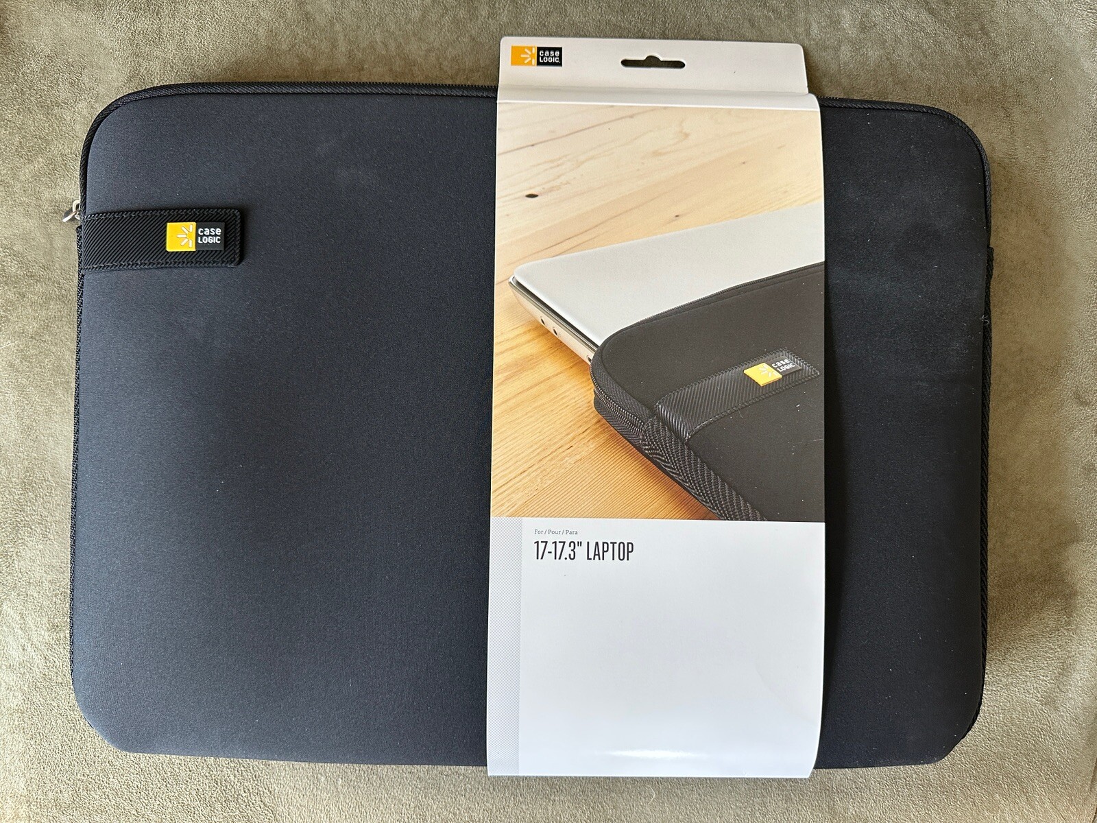 Case Logic LAPS-117 17-17.3" Laptop Sleeve, Black #3201364