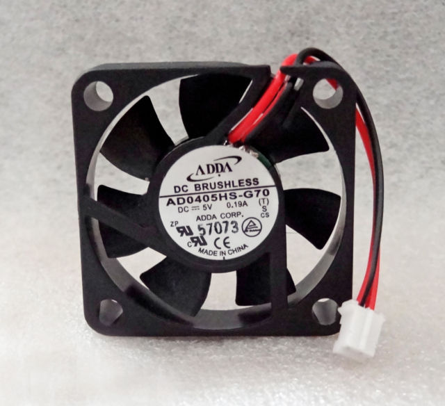 25 Adda AD0405HS-G70 40mm x 10mm 5V Sleeve Bearing Fans w/ 2 Pin mini connector