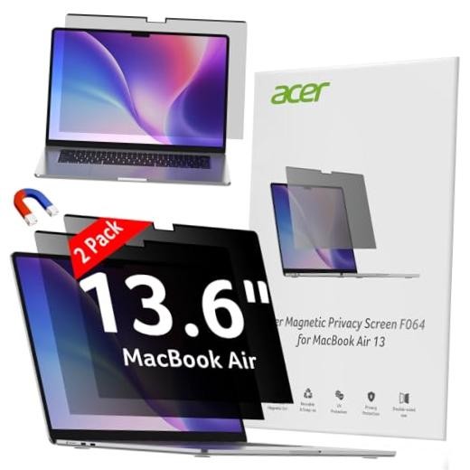 Acer [2 Pack Laptop Privacy Screen for MacBook Air 13 Inch Macbook Air 13"