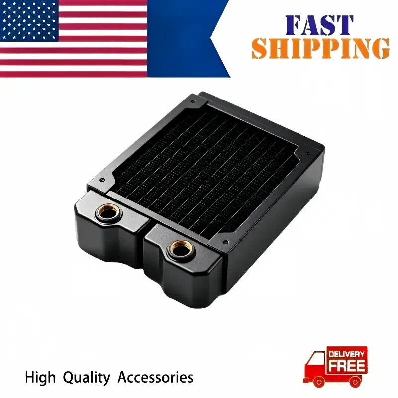120mm Thick Core Copper Water Cooling Radiator G1/4 for Compact Gaming PCs
