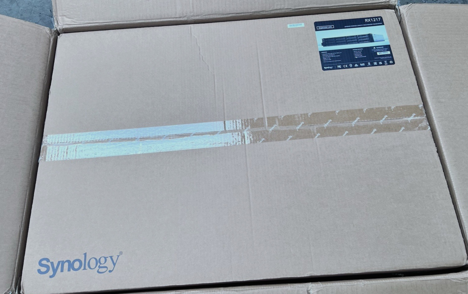 Synology RX1217 12-Bay RackStation Expansion Unit NEW Factory Sealed Diskless
