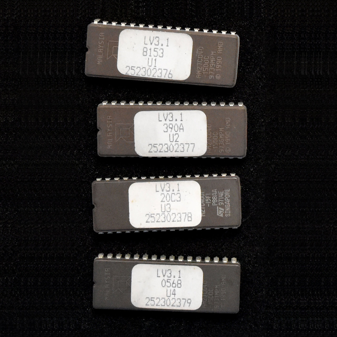 Oce 252302376 , 2377, 2378, 2379. LV3.1, U1, U2, U3, U4 Controller Firm Ware Pac