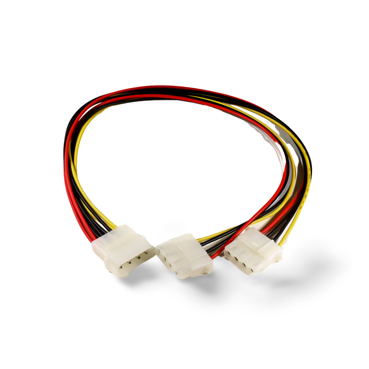 1.2ft Power Cable Y 5.25 to 2 5.25 - Multi