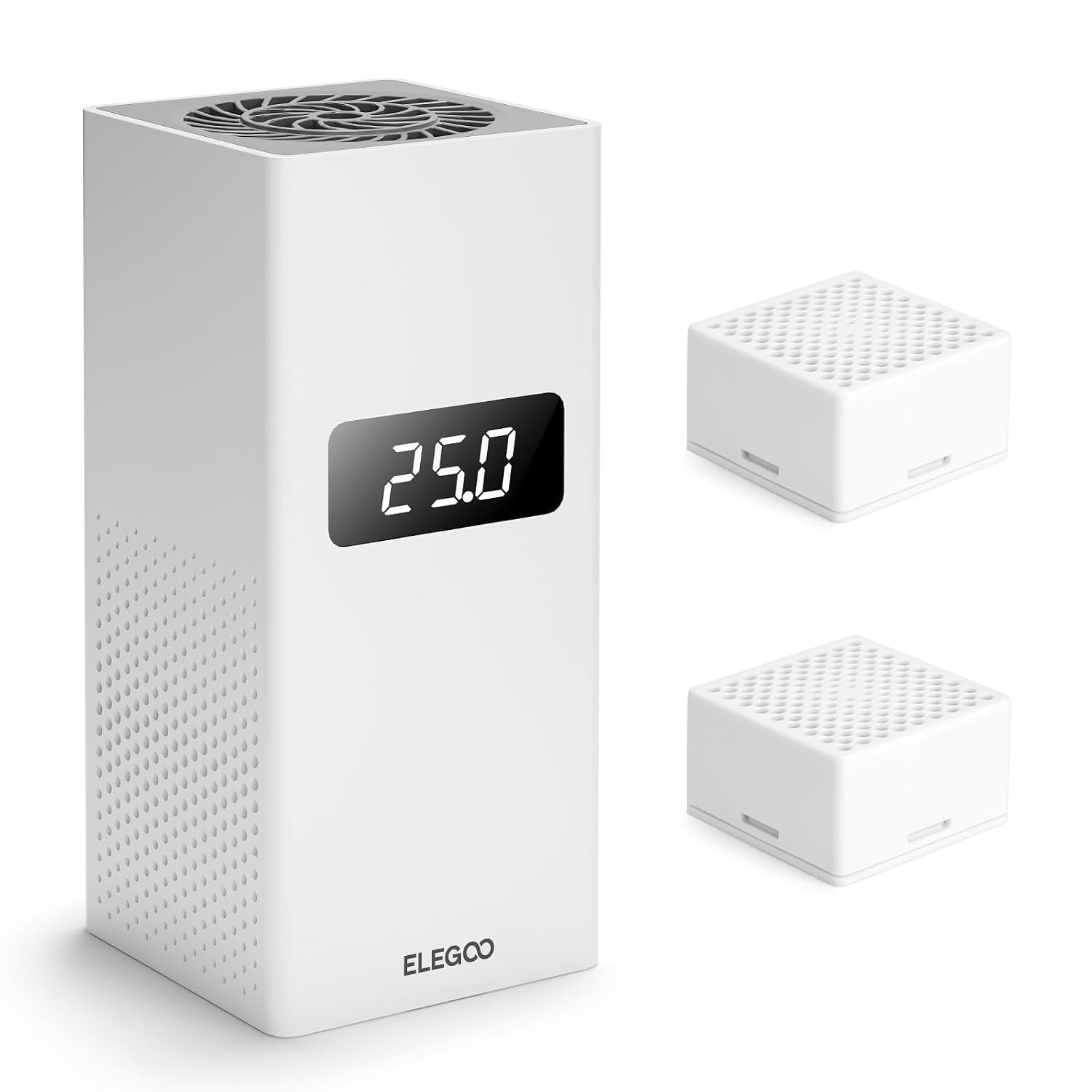 Smart Mini Heater for Resin 3D Printer PTC Heating Odor Filtering Intelligent