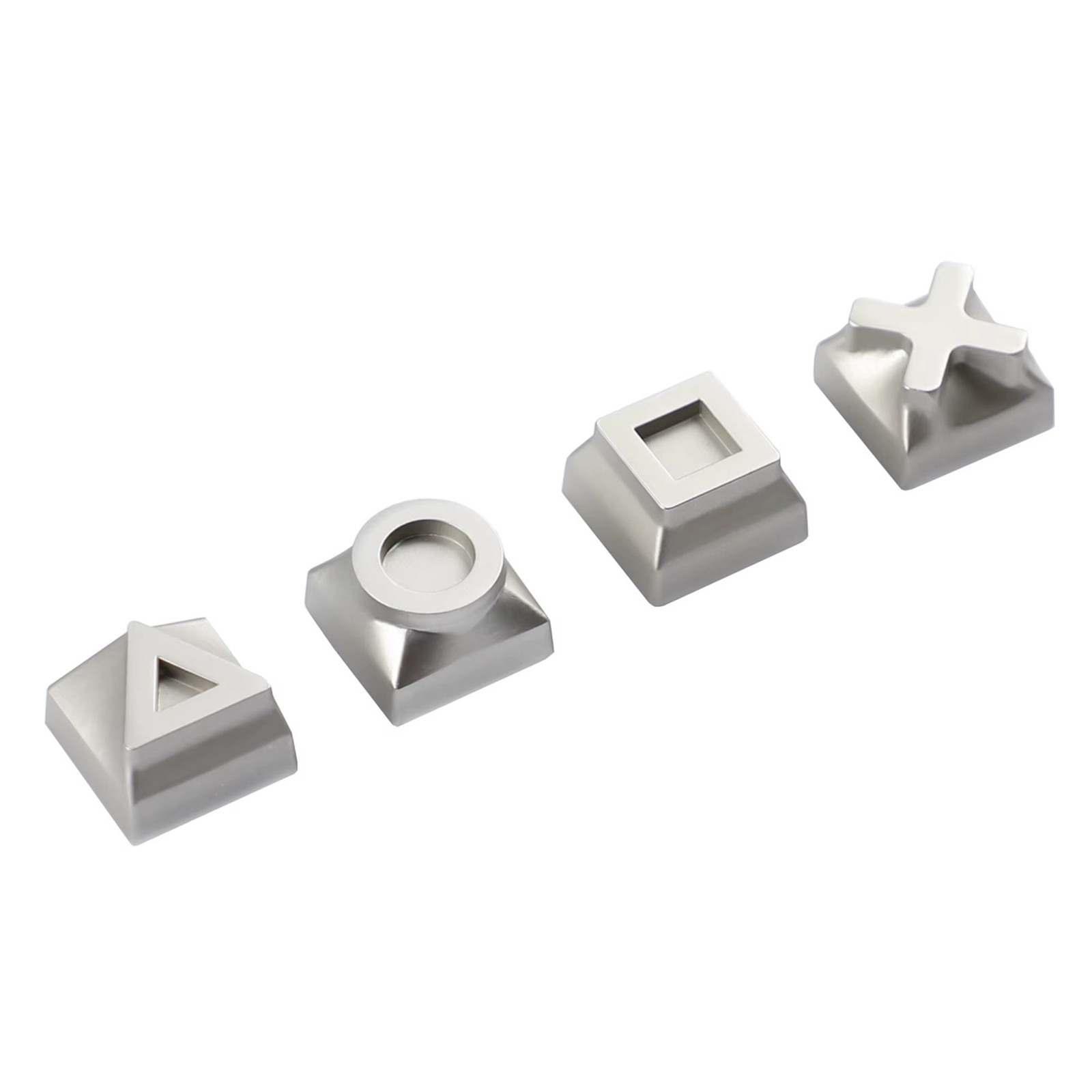 YMDK Metal Arrow Keycaps 4pcs Zinc Alloy Custom Mechanical Keyboard Caps