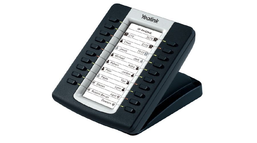 Yealink EXP39-BK 1300034 Black IP Phone Expansion Module 20 LED Programmable Key