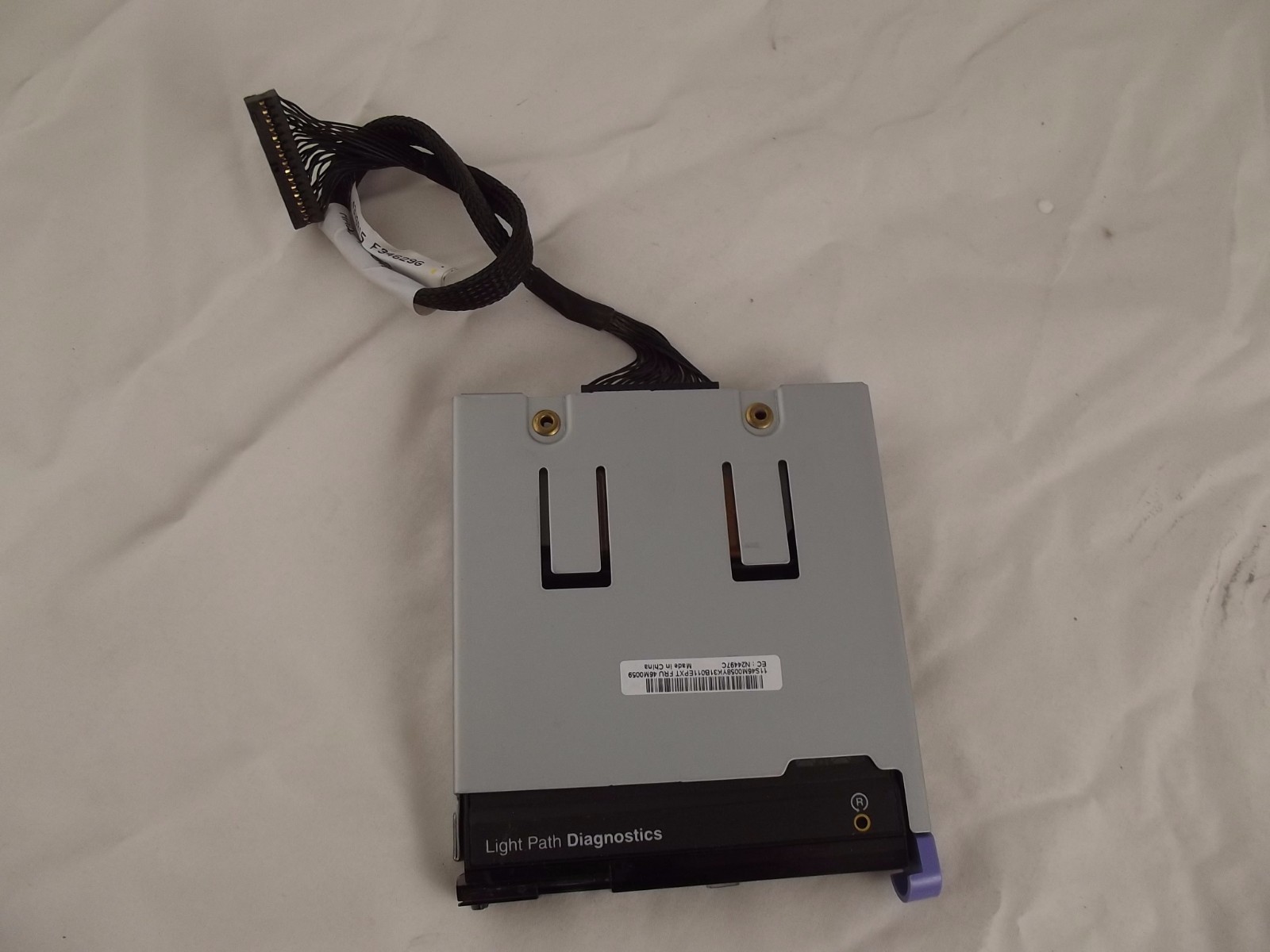 IBM 46M0059 Light Path Diagnostics Control Panel w/Cable 48-4